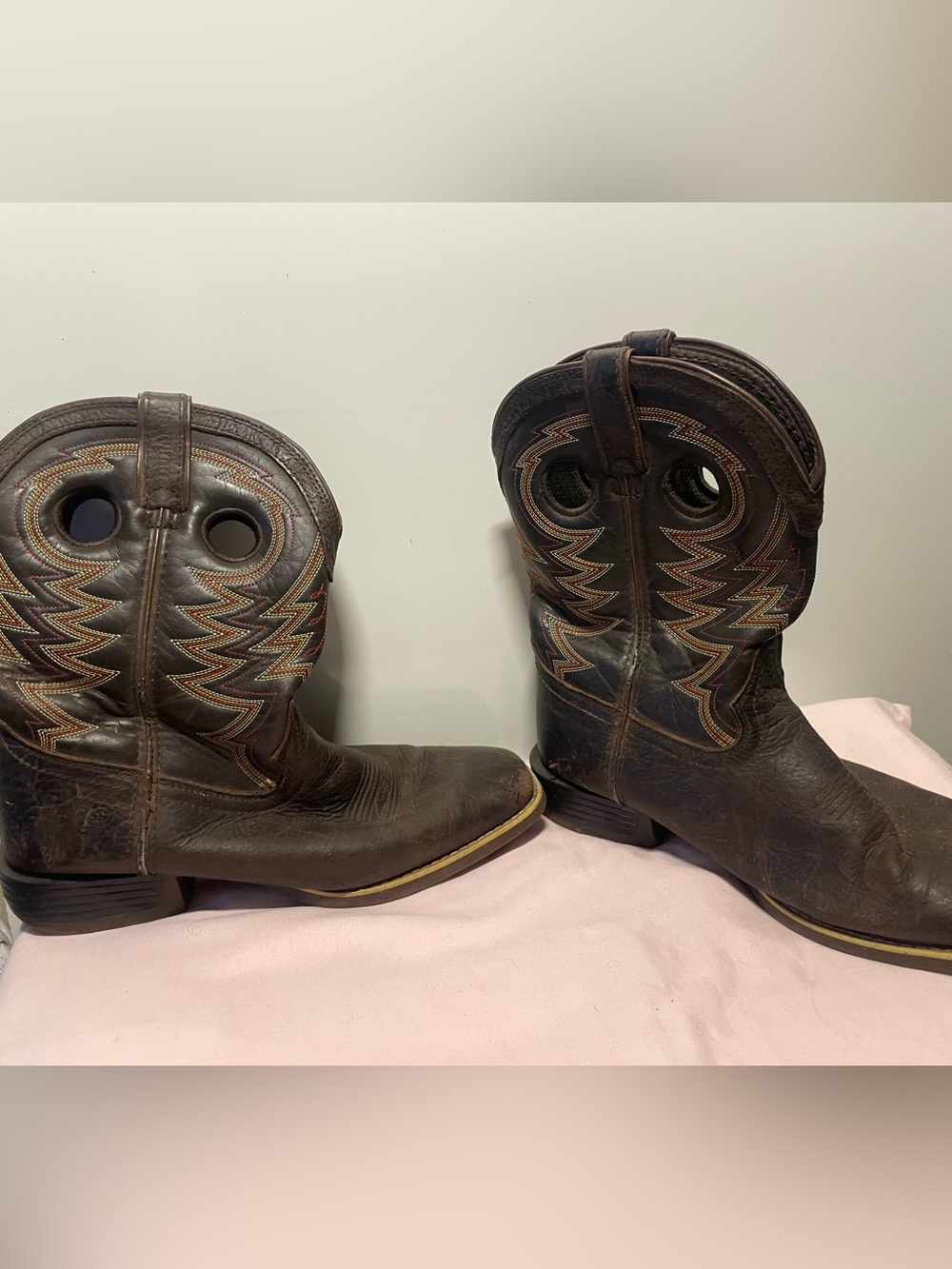 Durango Brown Western Cowboy Boots - Picture 2 of 5